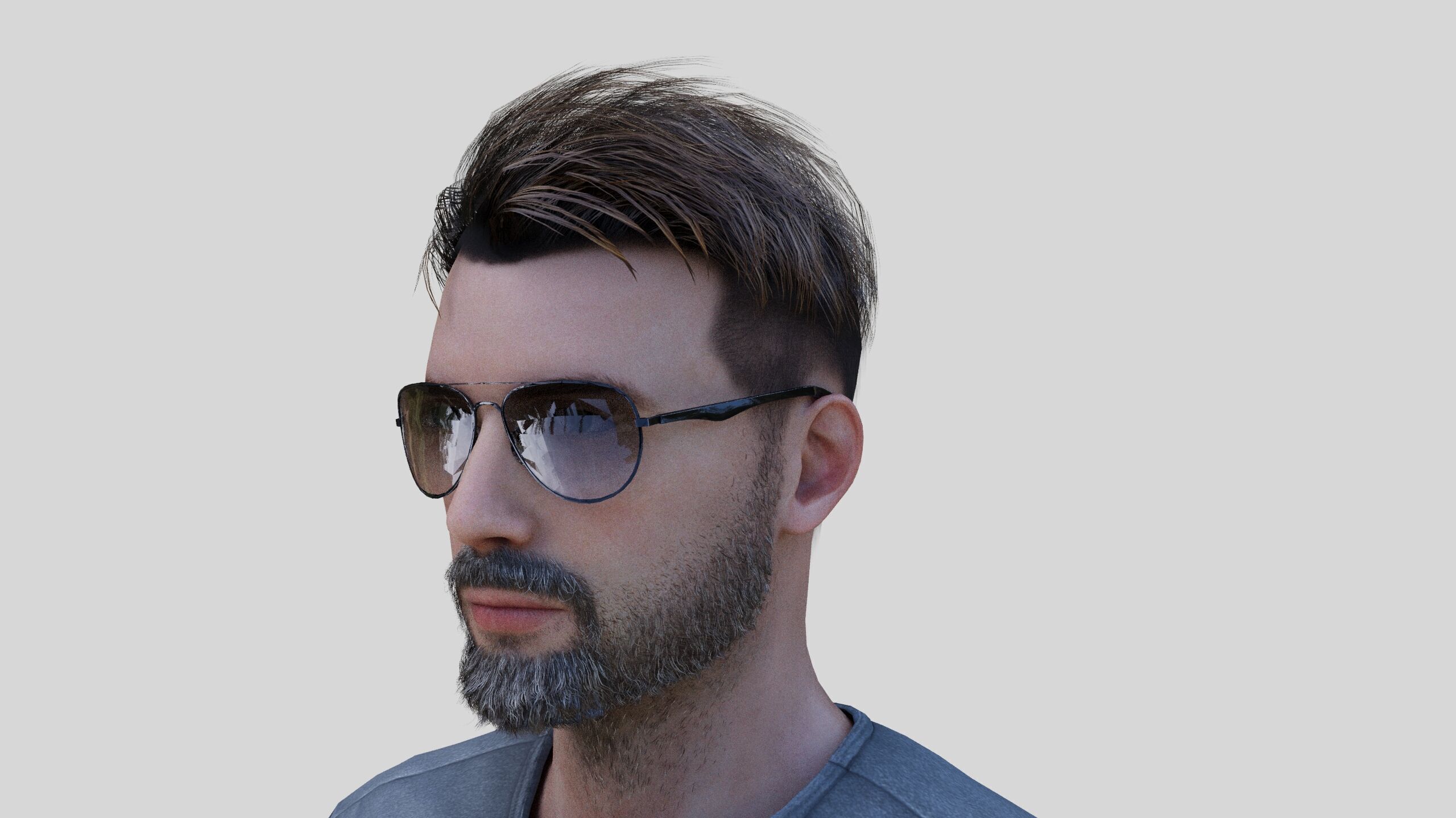 Stylized Rigged Man - 3ds Max Character 3D model_1