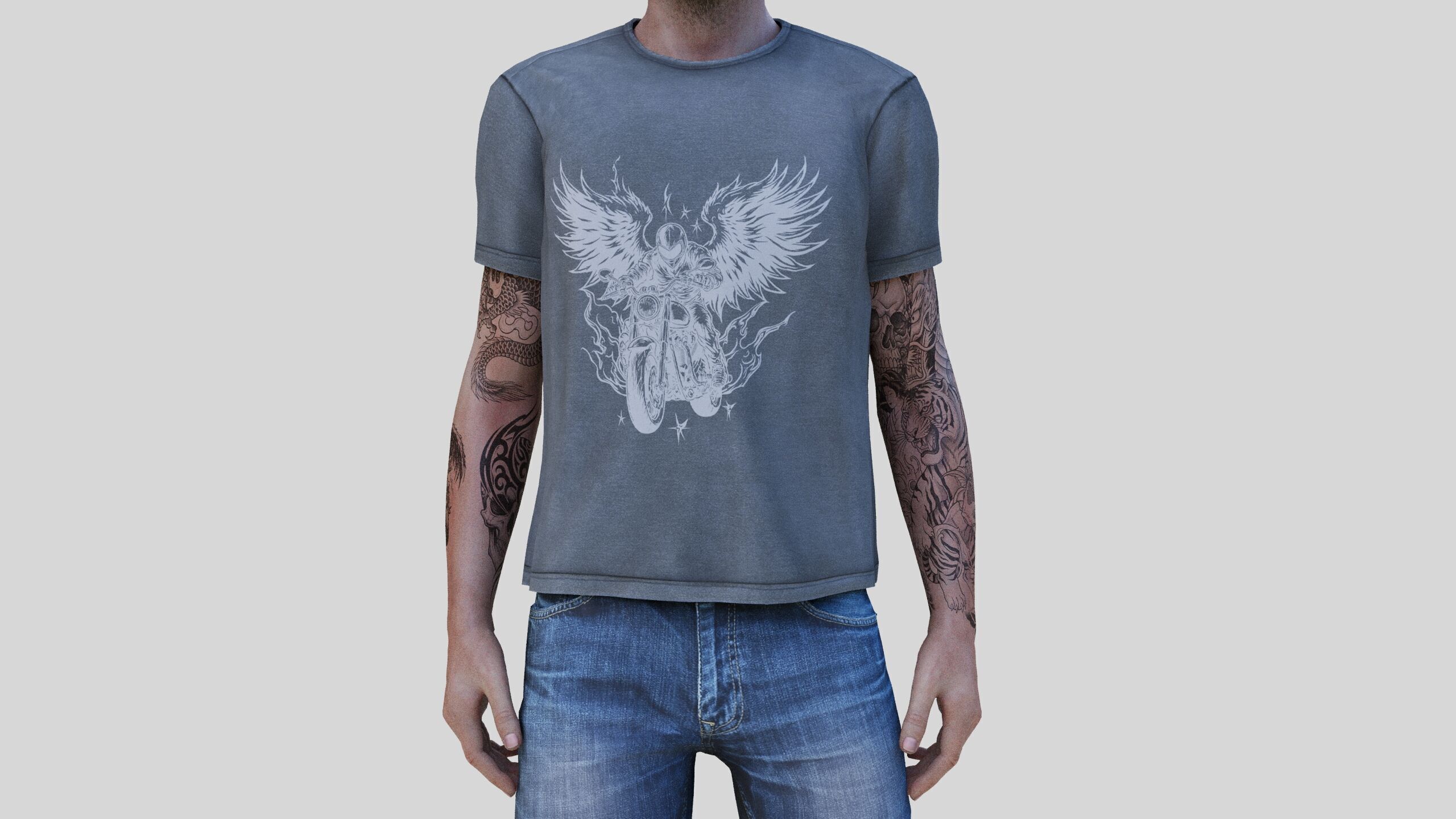 Stylized Rigged Man - 3ds Max Character 3D model_3