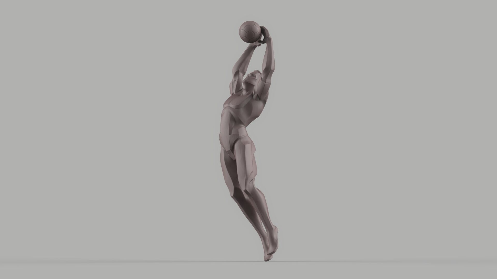 Soccer player 3D model_11
