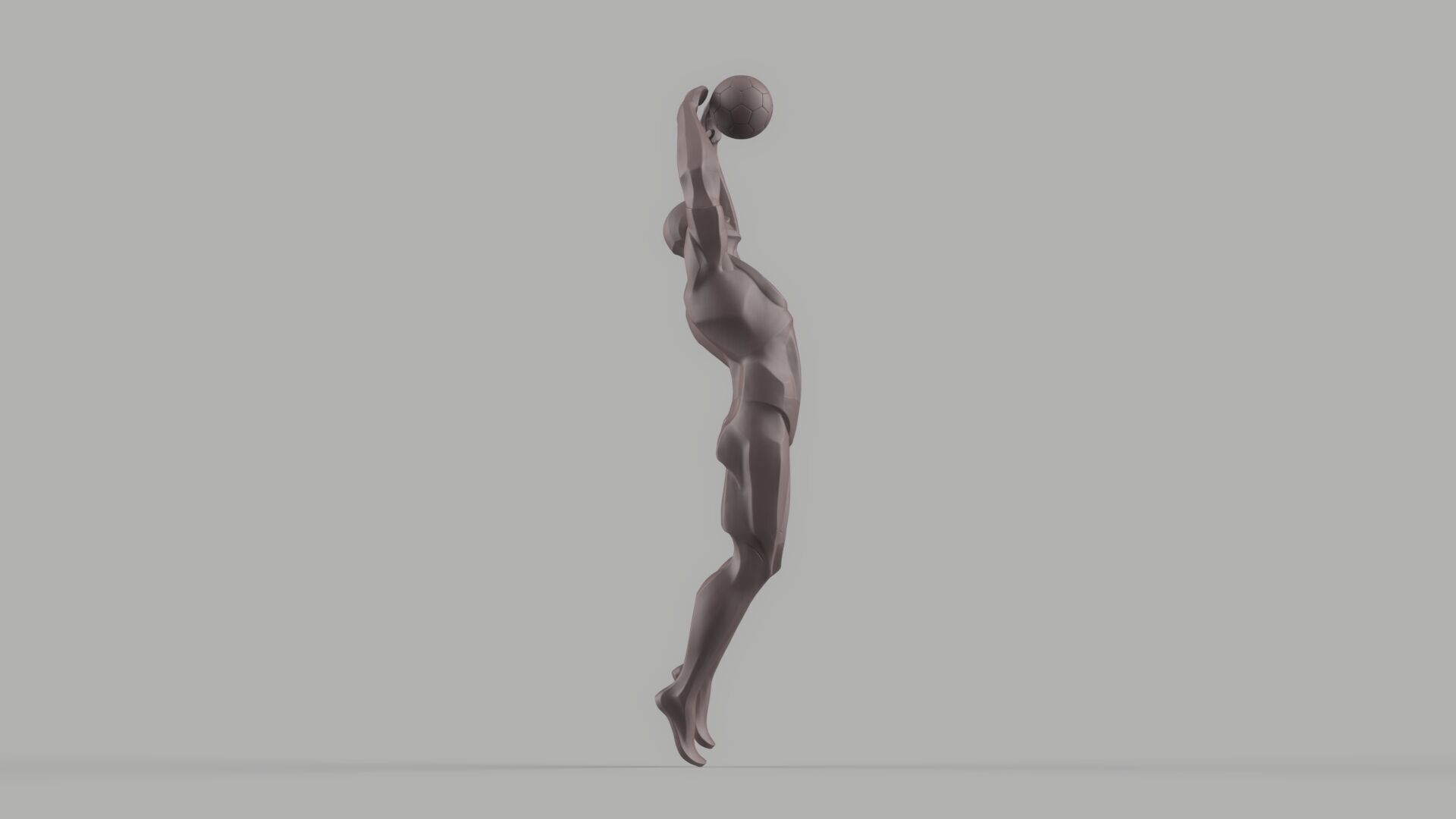 Soccer player 3D model_16