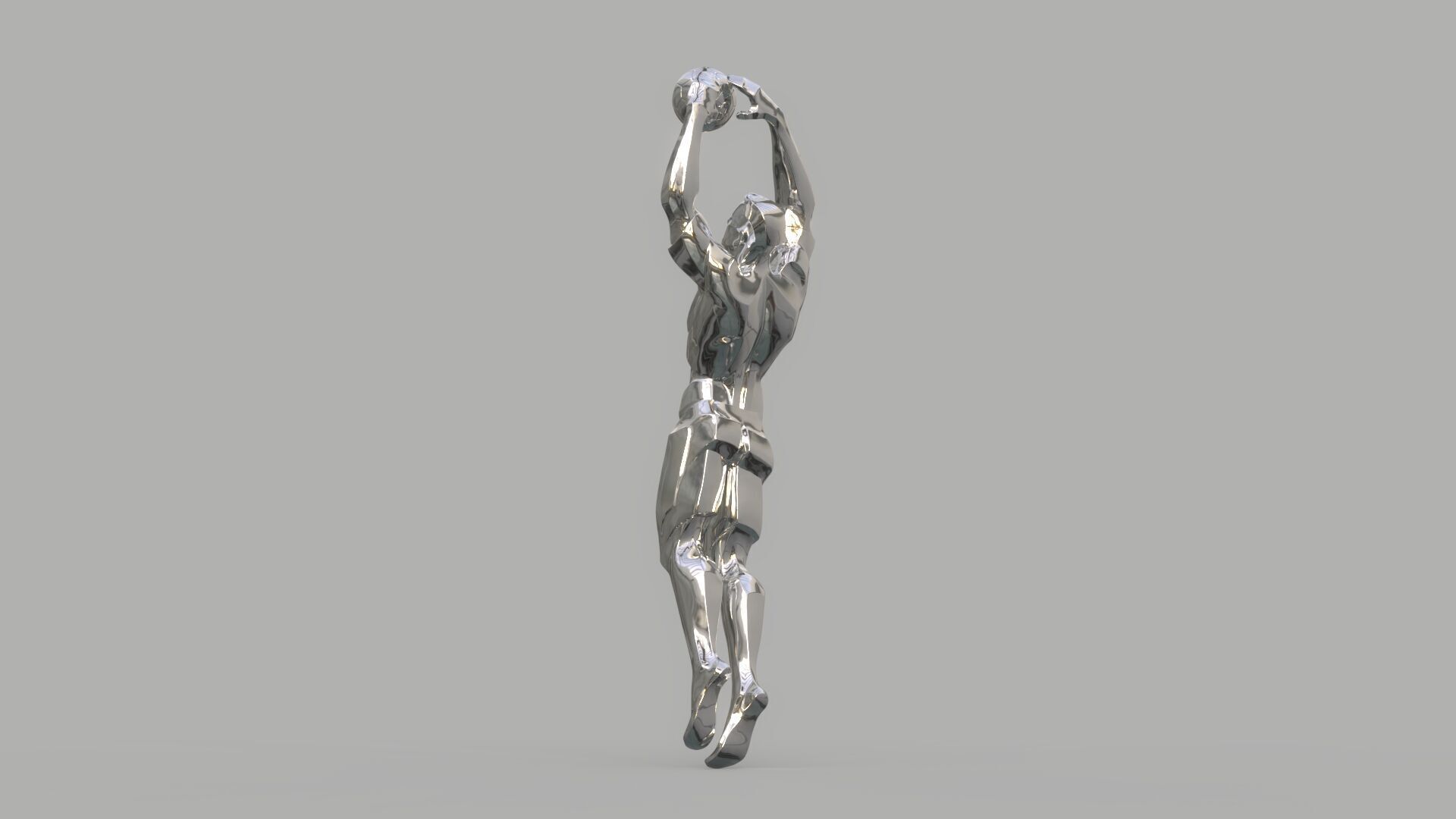 Soccer player 3D model_4