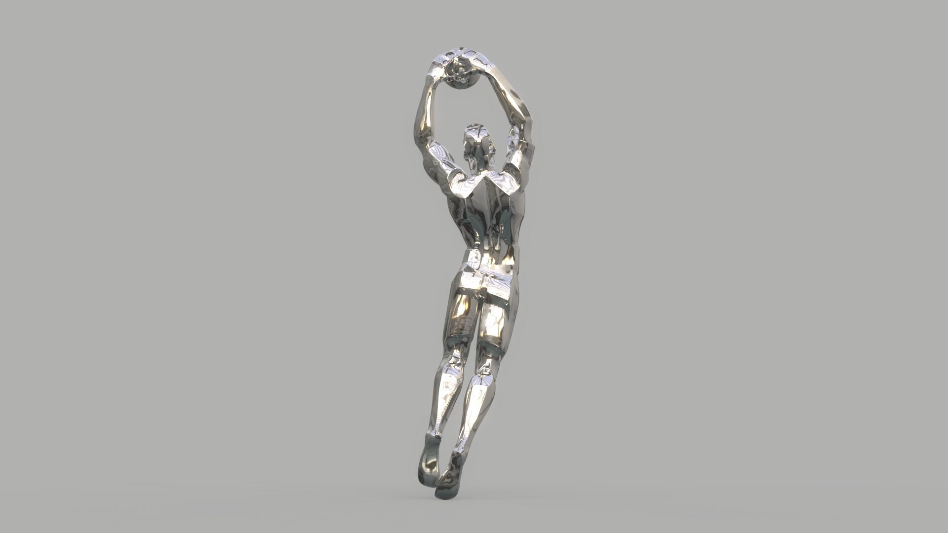 Soccer player 3D model_5