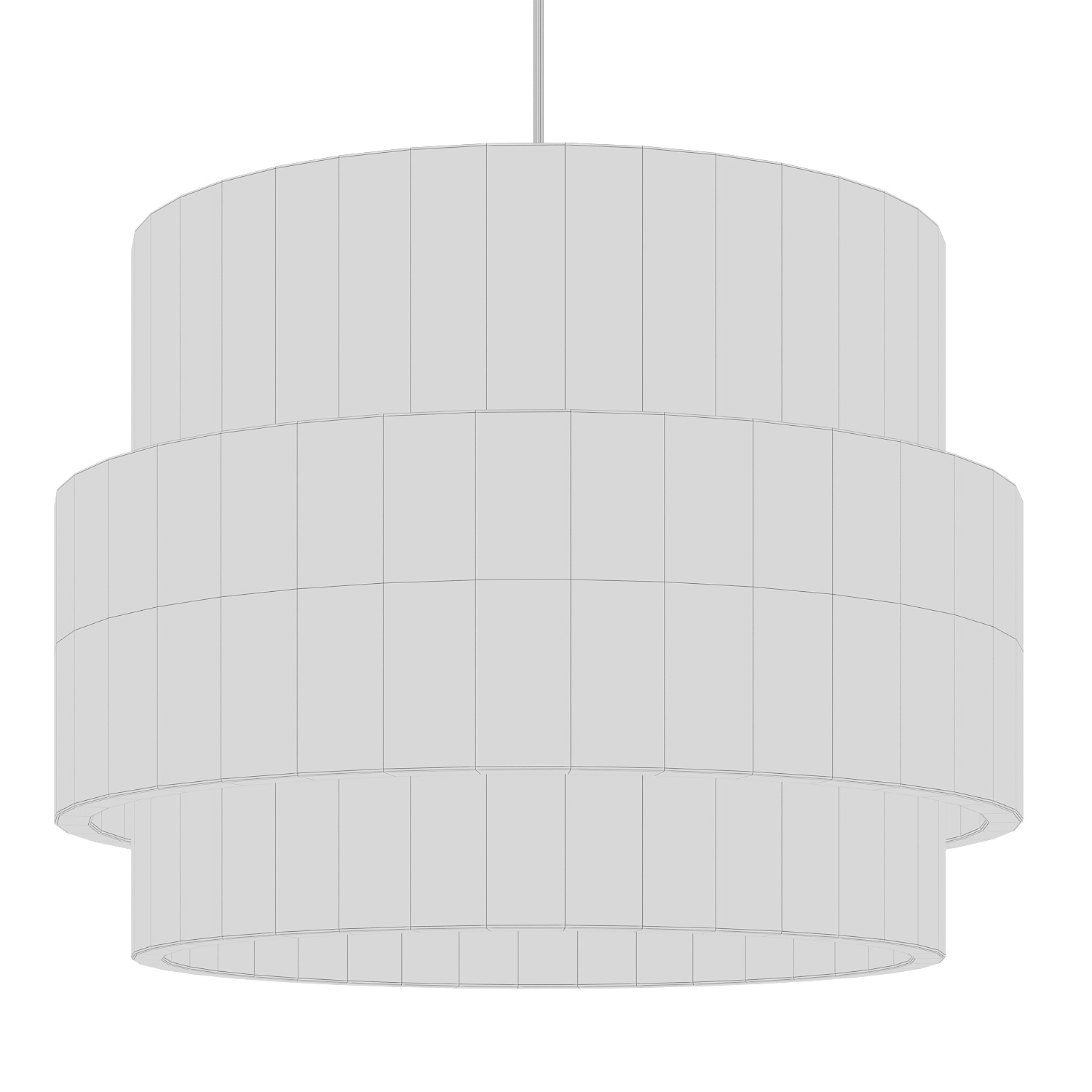 Rustic Modern Stone and Wood 3D model_3