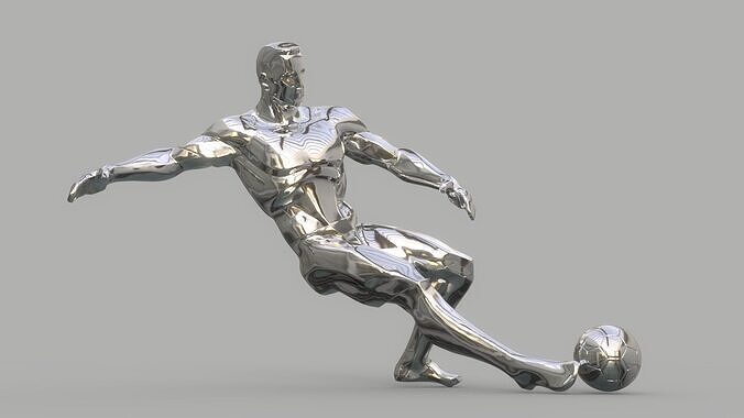 Soccer player 3D model