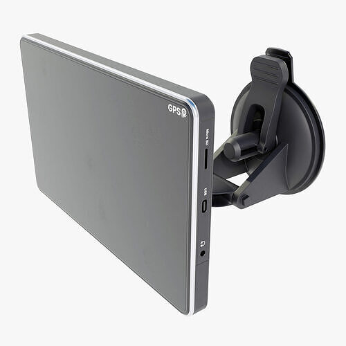 GPS Navigator Low-poly 3D model