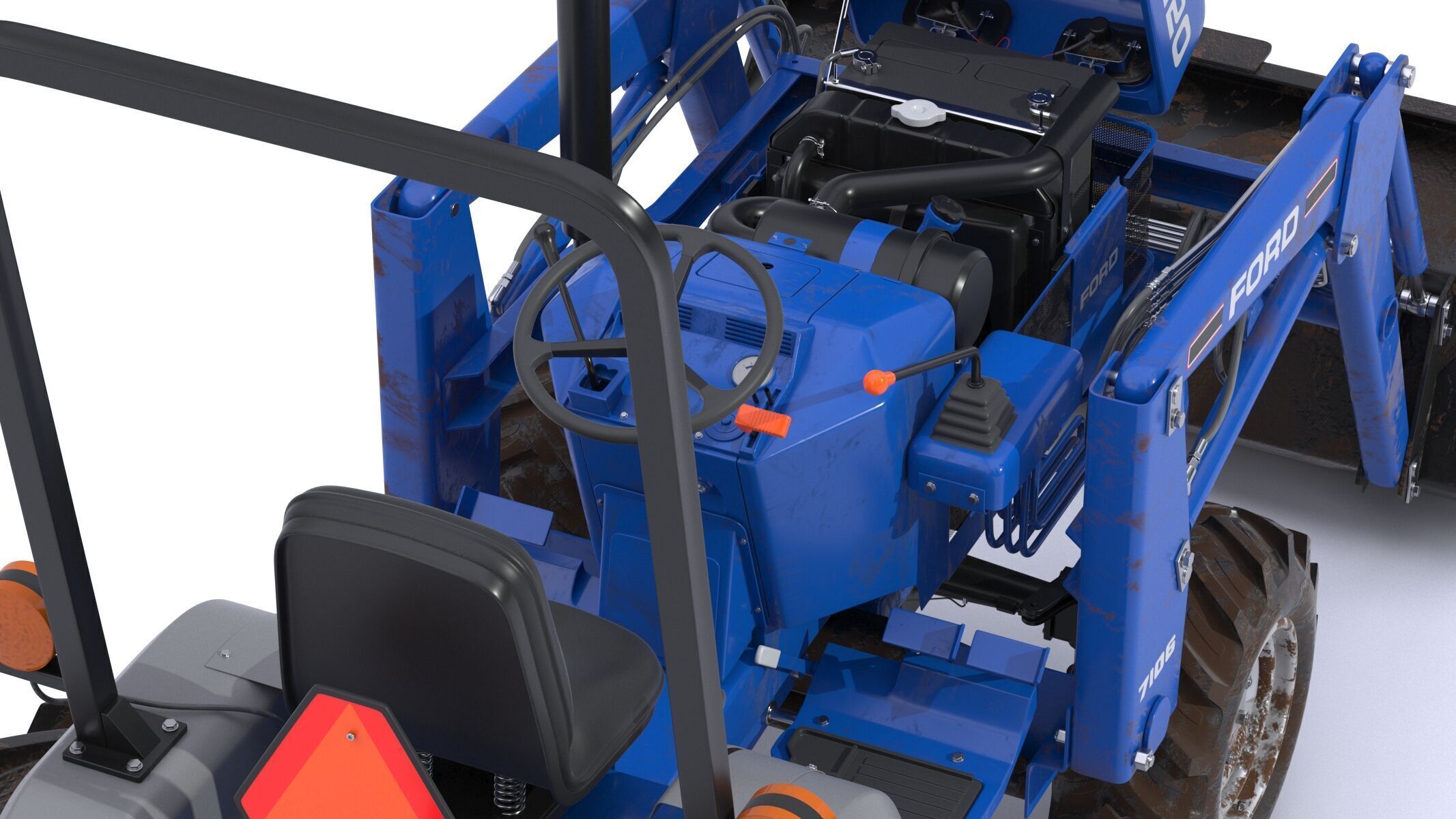 New Holland 1220 Compact Utility Tractor 3D model_19