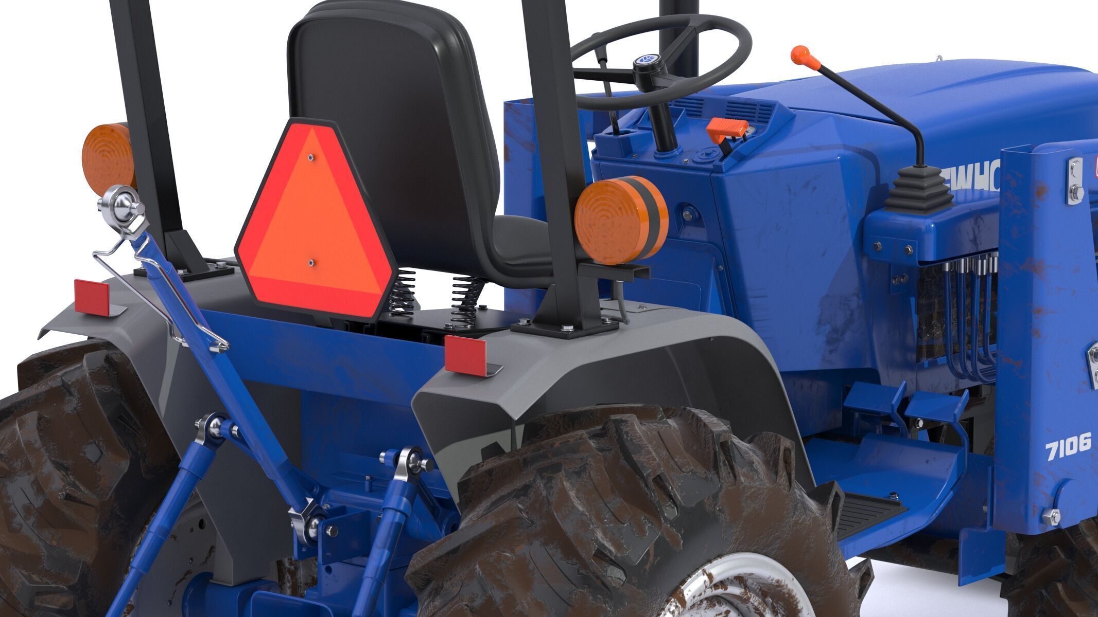 New Holland 1220 Compact Utility Tractor 3D model_7