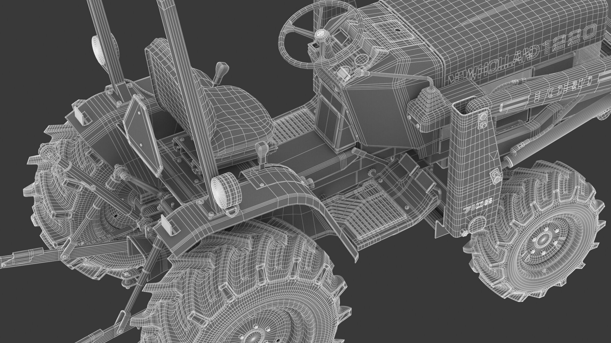 New Holland 1220 Compact Utility Tractor 3D model_12