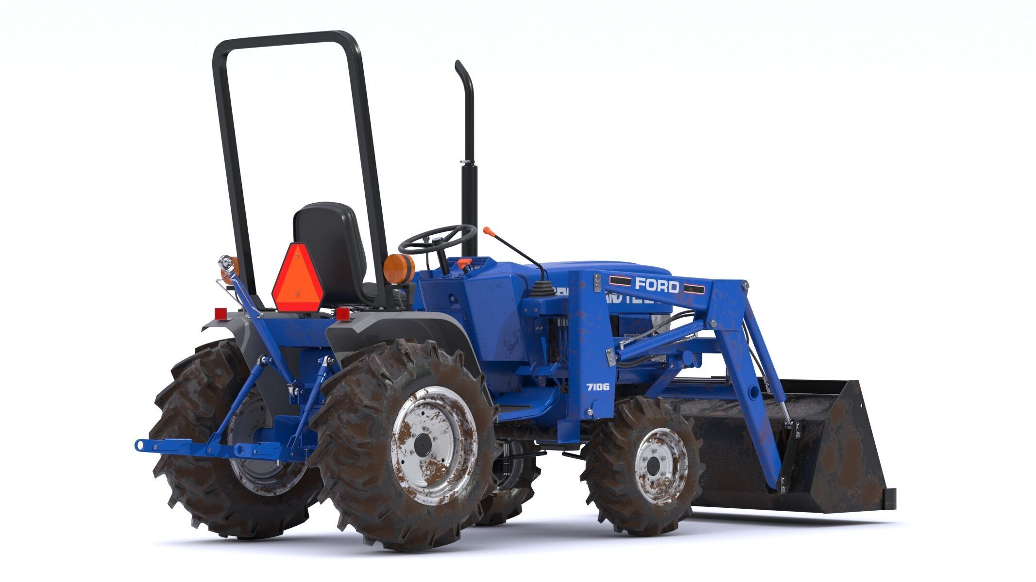 New Holland 1220 Compact Utility Tractor 3D model_15