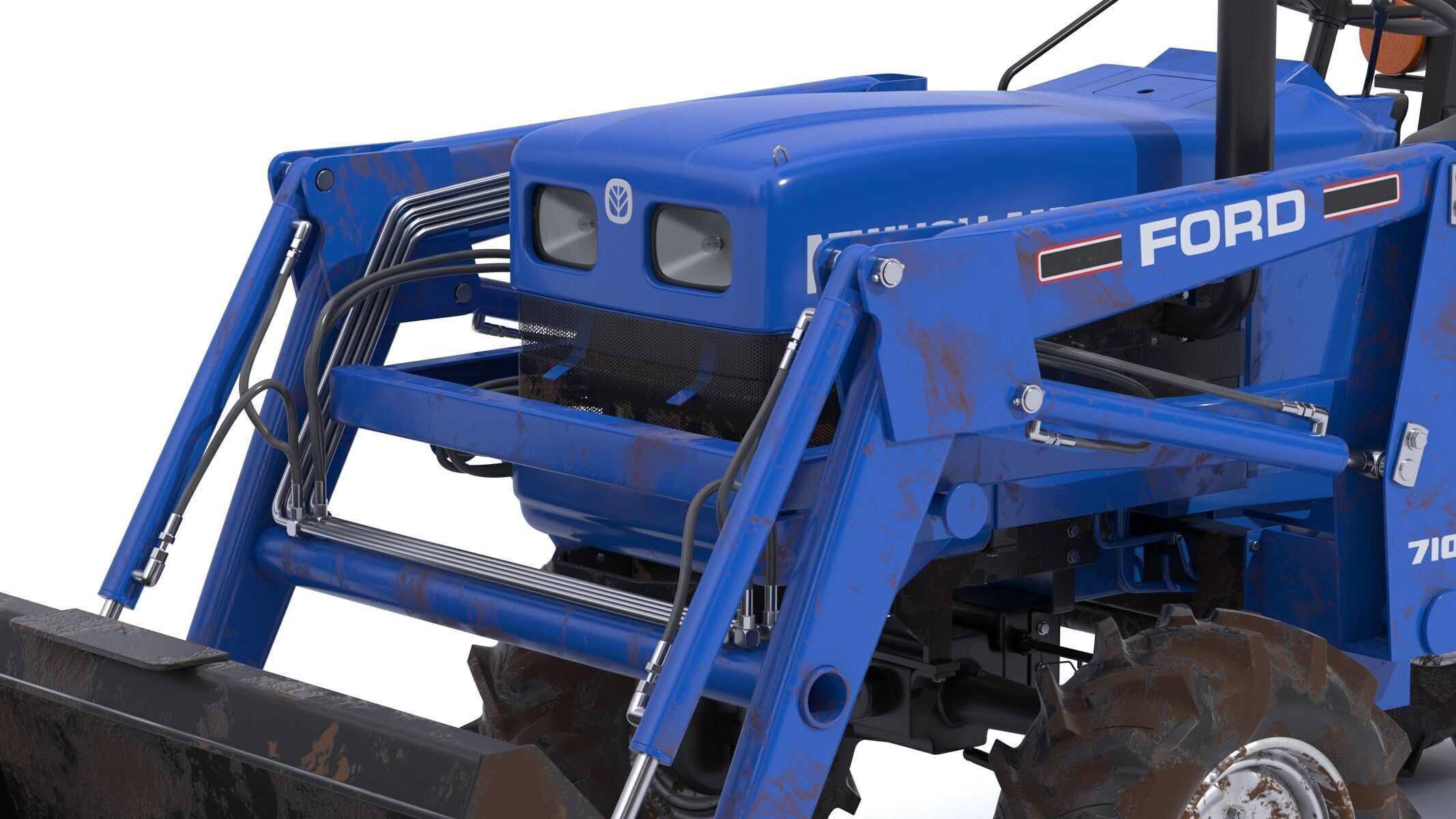 New Holland 1220 Compact Utility Tractor 3D model_6