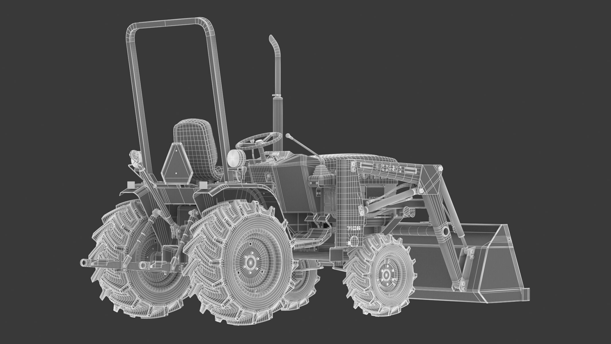 New Holland 1220 Compact Utility Tractor 3D model_9