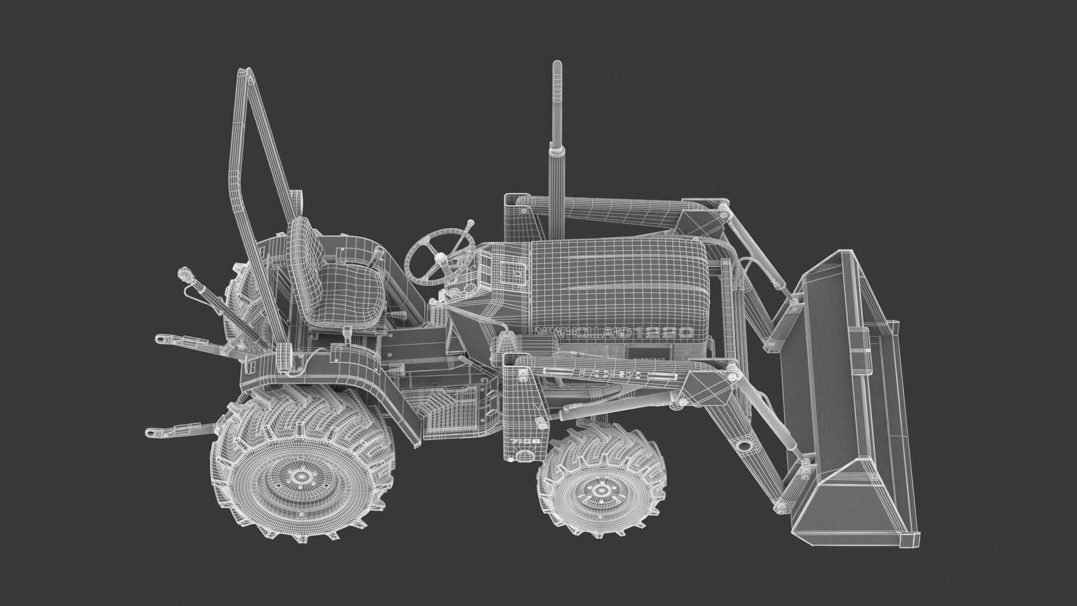 New Holland 1220 Compact Utility Tractor 3D model_10