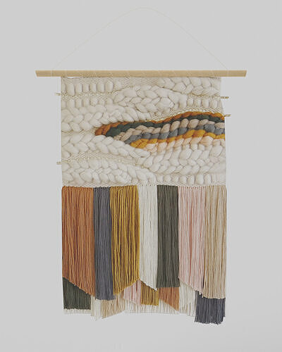 Sunwoven Wall Hanging 3D model