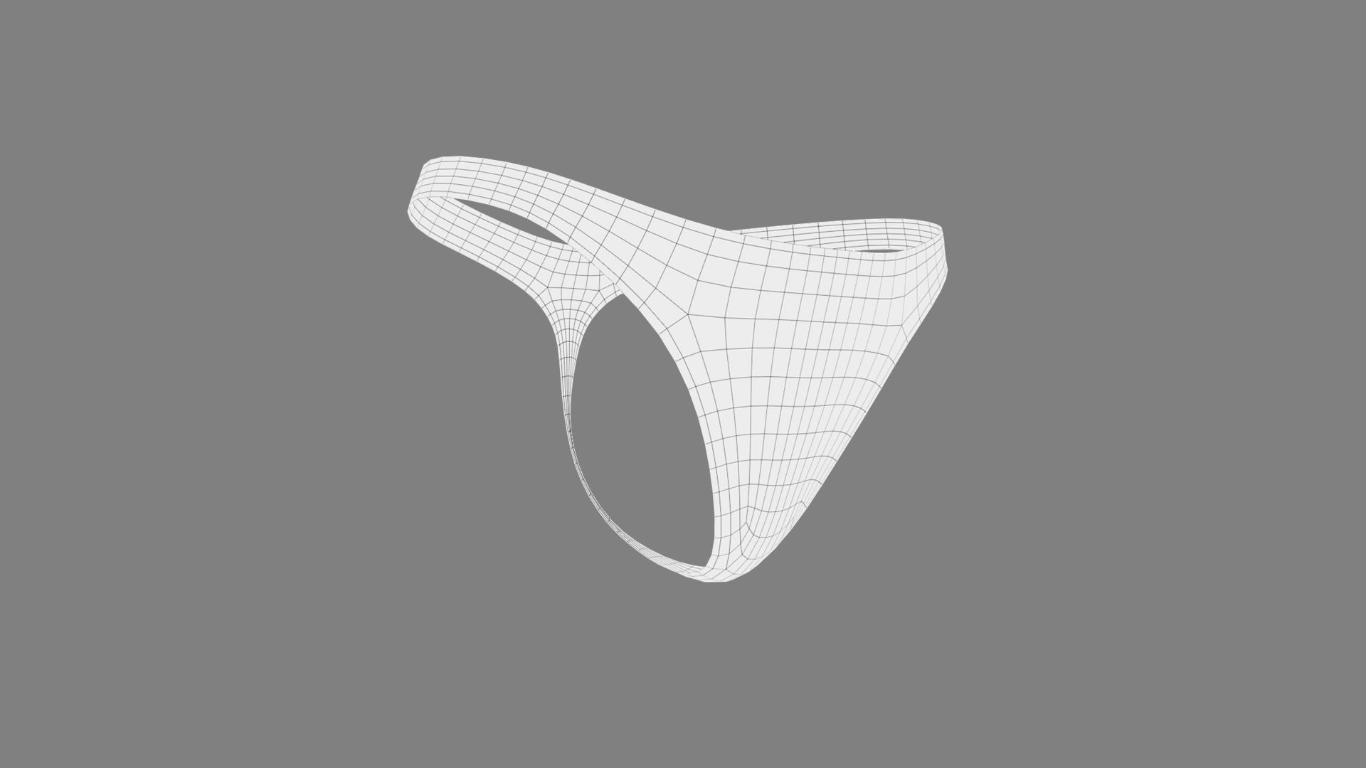 Daily String Low-poly 3D model_12