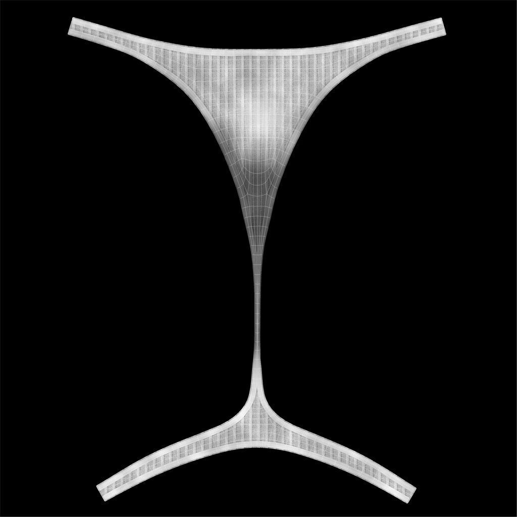Daily String Low-poly 3D model_15