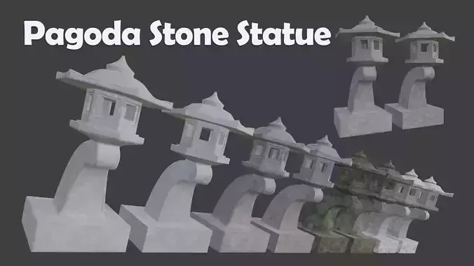 Pagoda Stone Statue