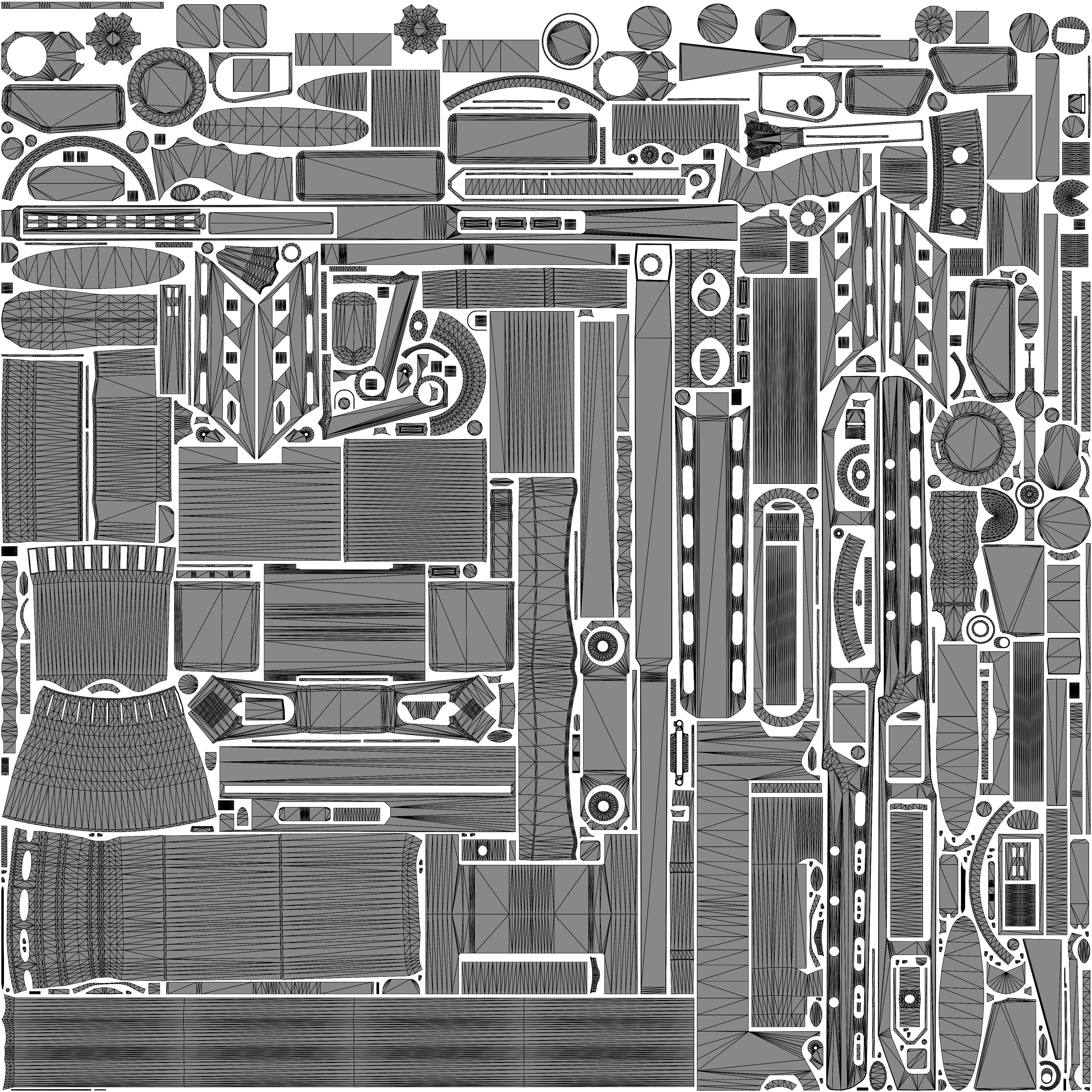 Russian Modern Sniper Rifle SV98 Low-poly 3D model_12