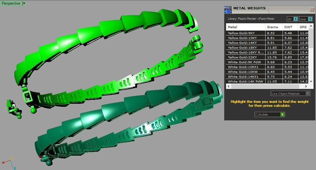 Bracelet 0036 - Sanke Bangle 3D print model_18
