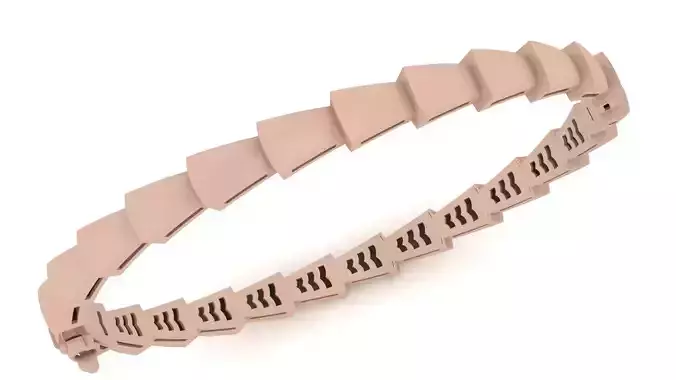 Bracelet 0036 - Sanke Bangle 3D print model