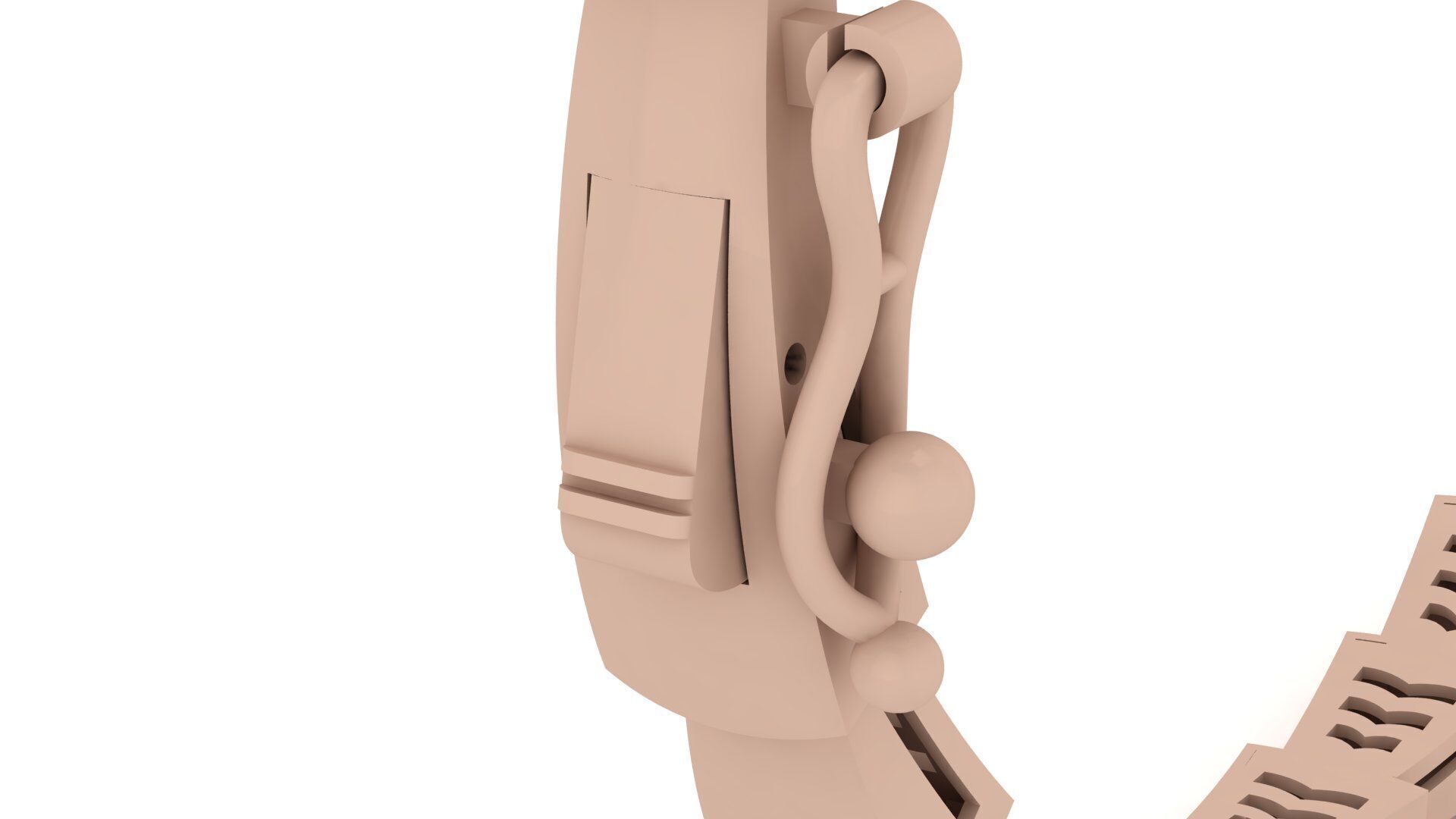 Bracelet 0036 - Sanke Bangle 3D print model_7