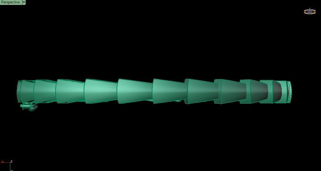 Bracelet 0036 - Sanke Bangle 3D print model_9