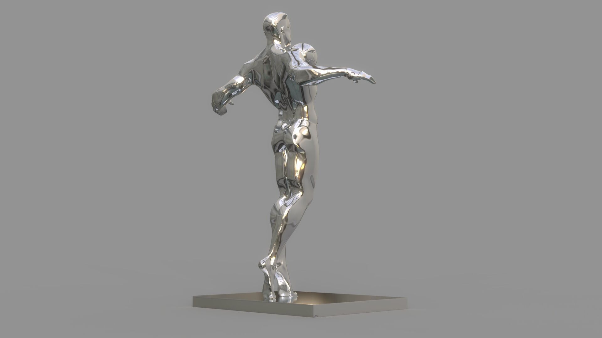 Soccer player 3D model_6