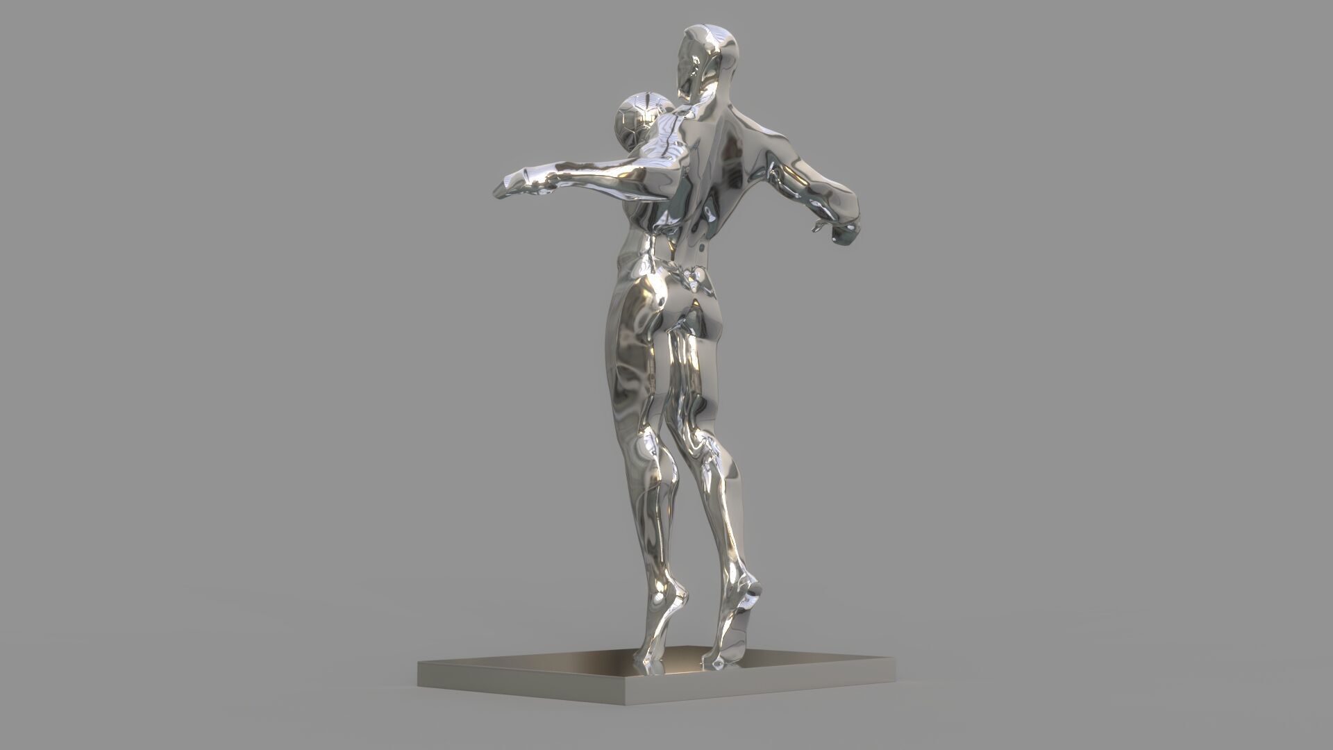 Soccer player 3D model_4