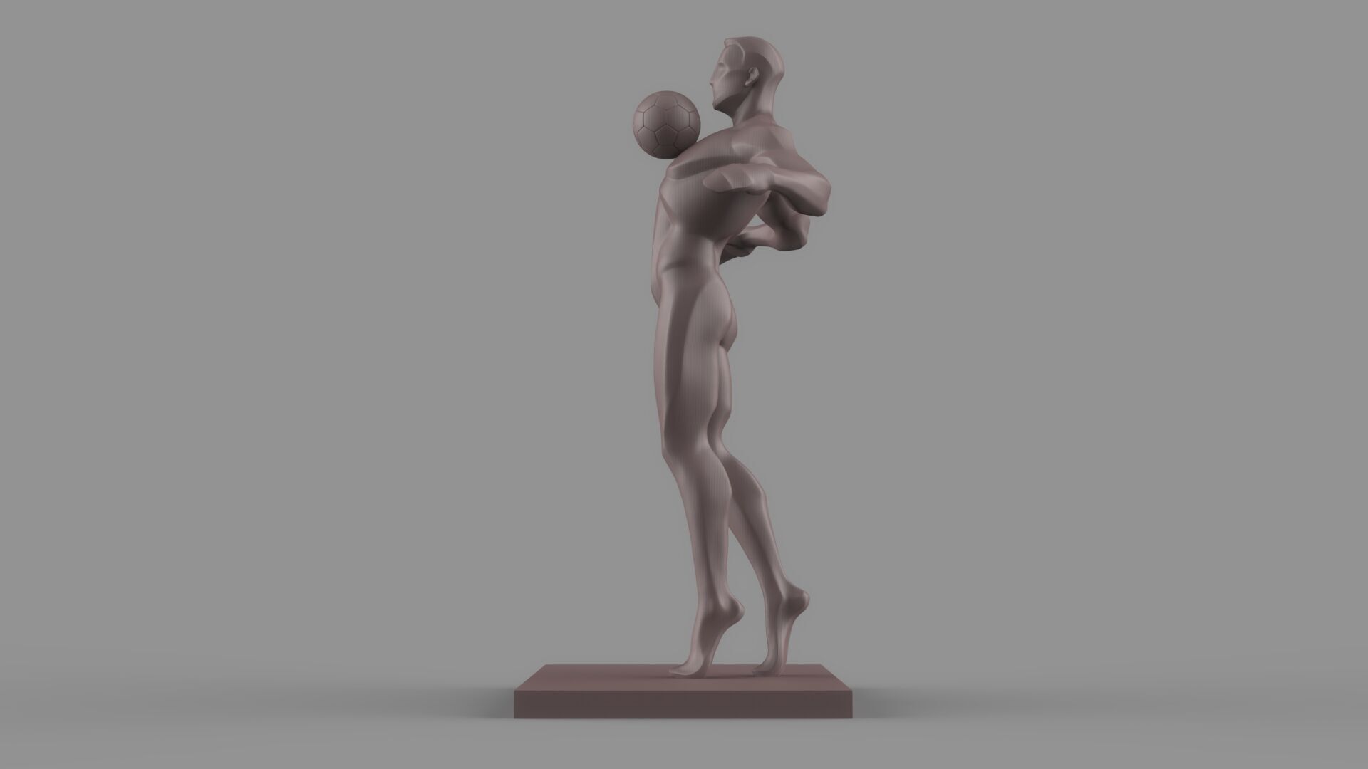 Soccer player 3D model_12