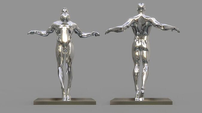 Soccer player 3D model