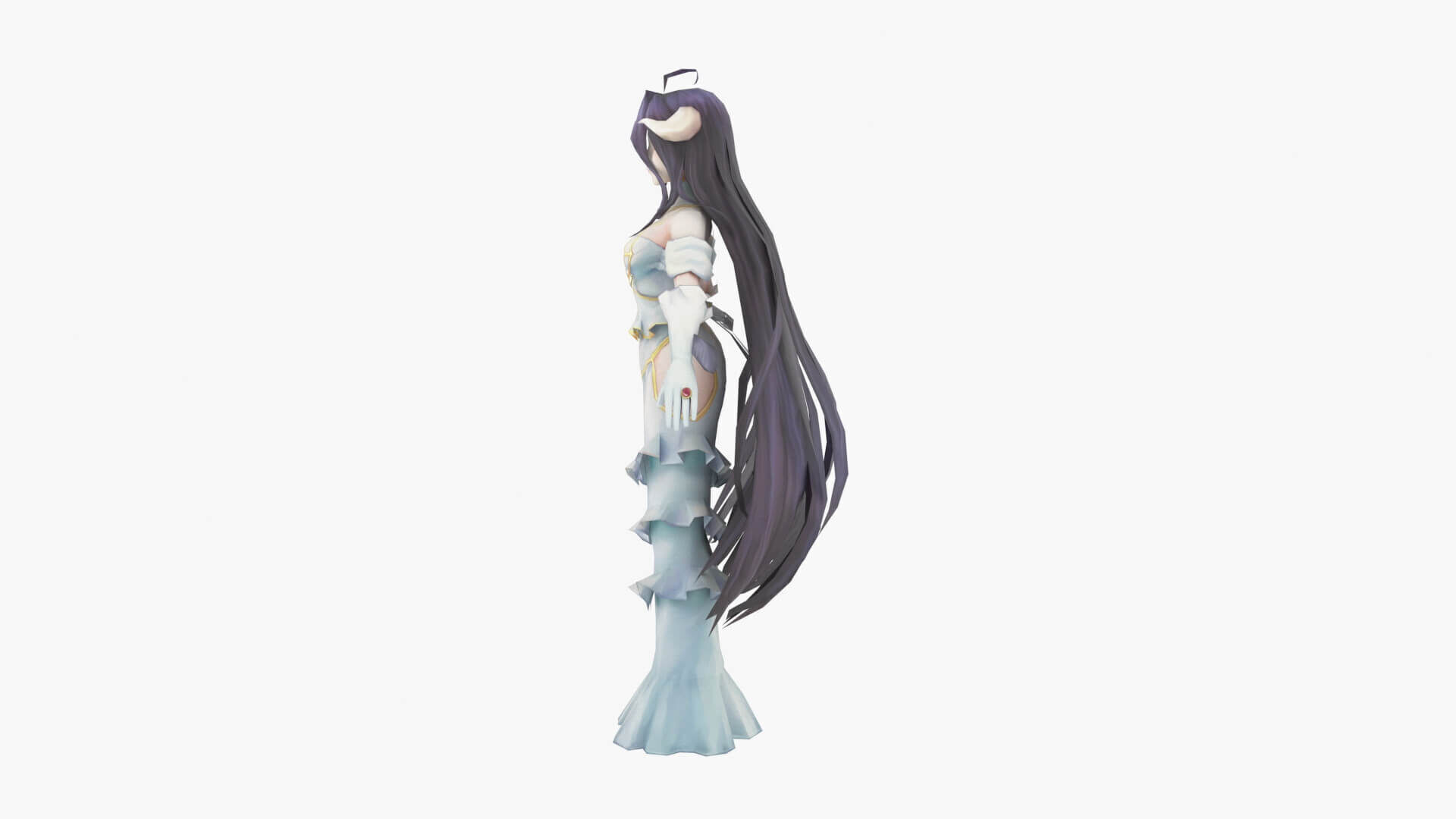 Albedo Overworld anime 3D print model_1