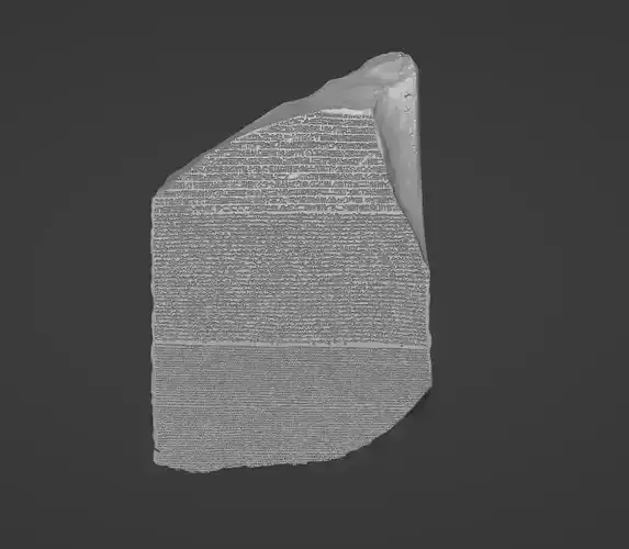 The Rosetta Stone High Poly STL