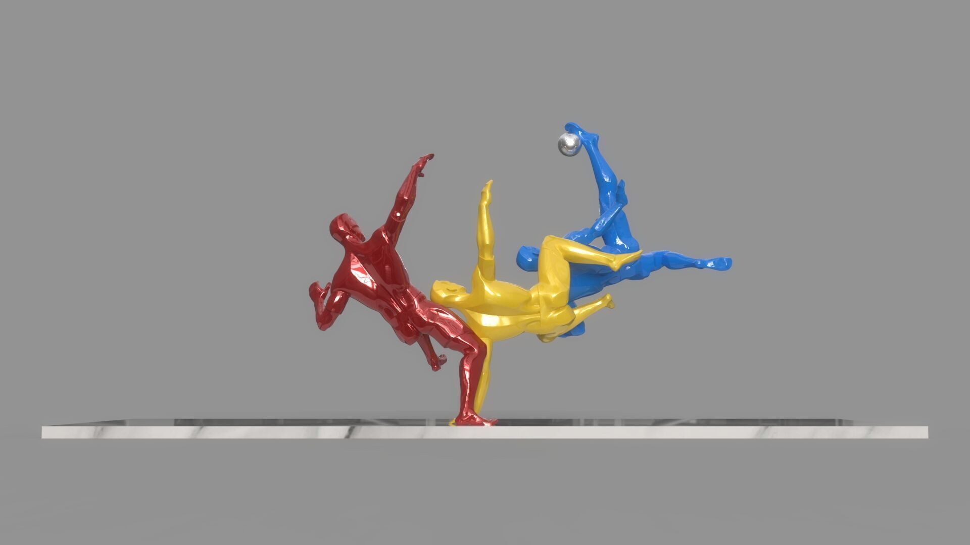 Soccer player 3D model_22