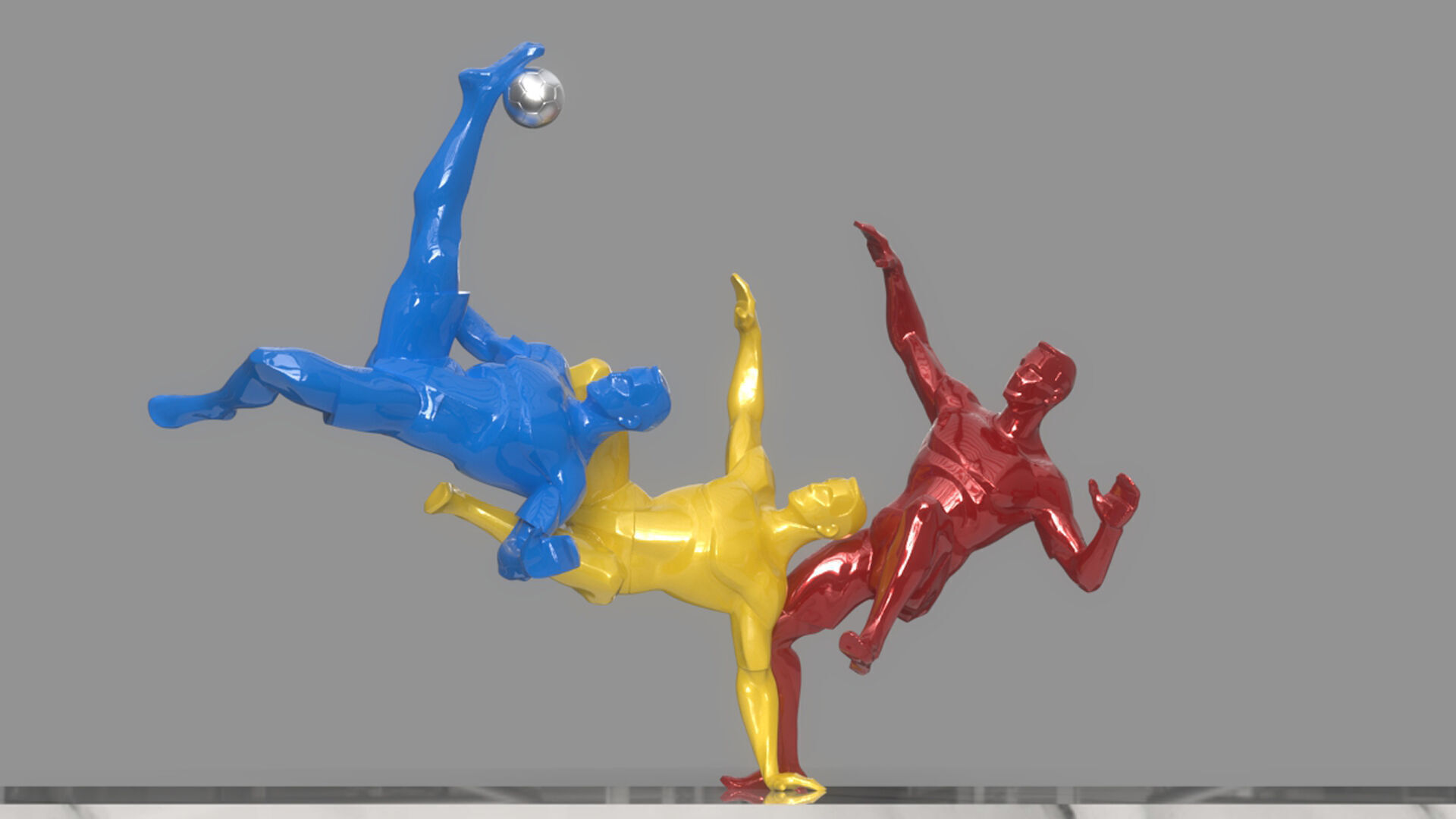 Soccer player 3D model_18