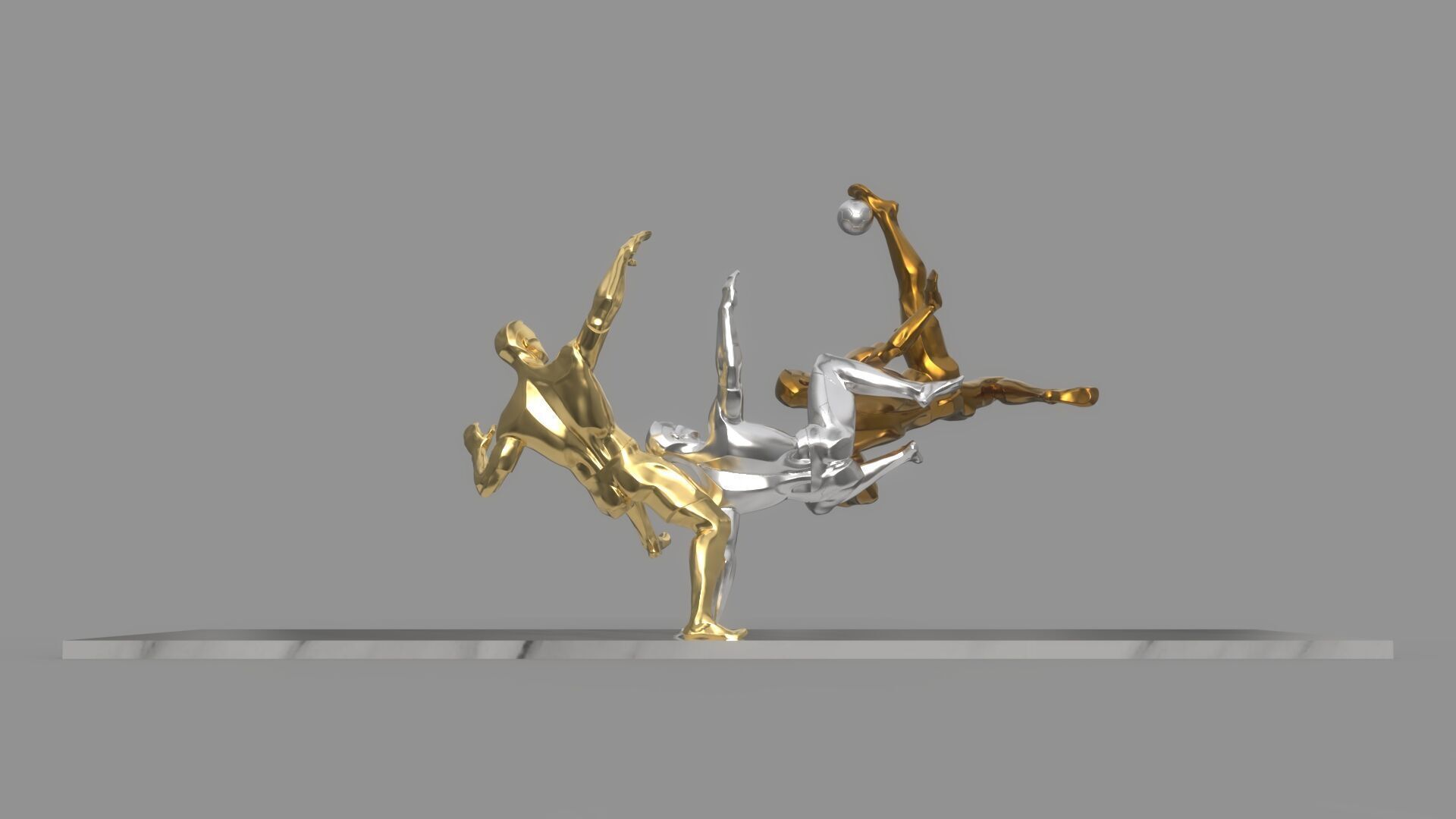 Soccer player 3D model_13