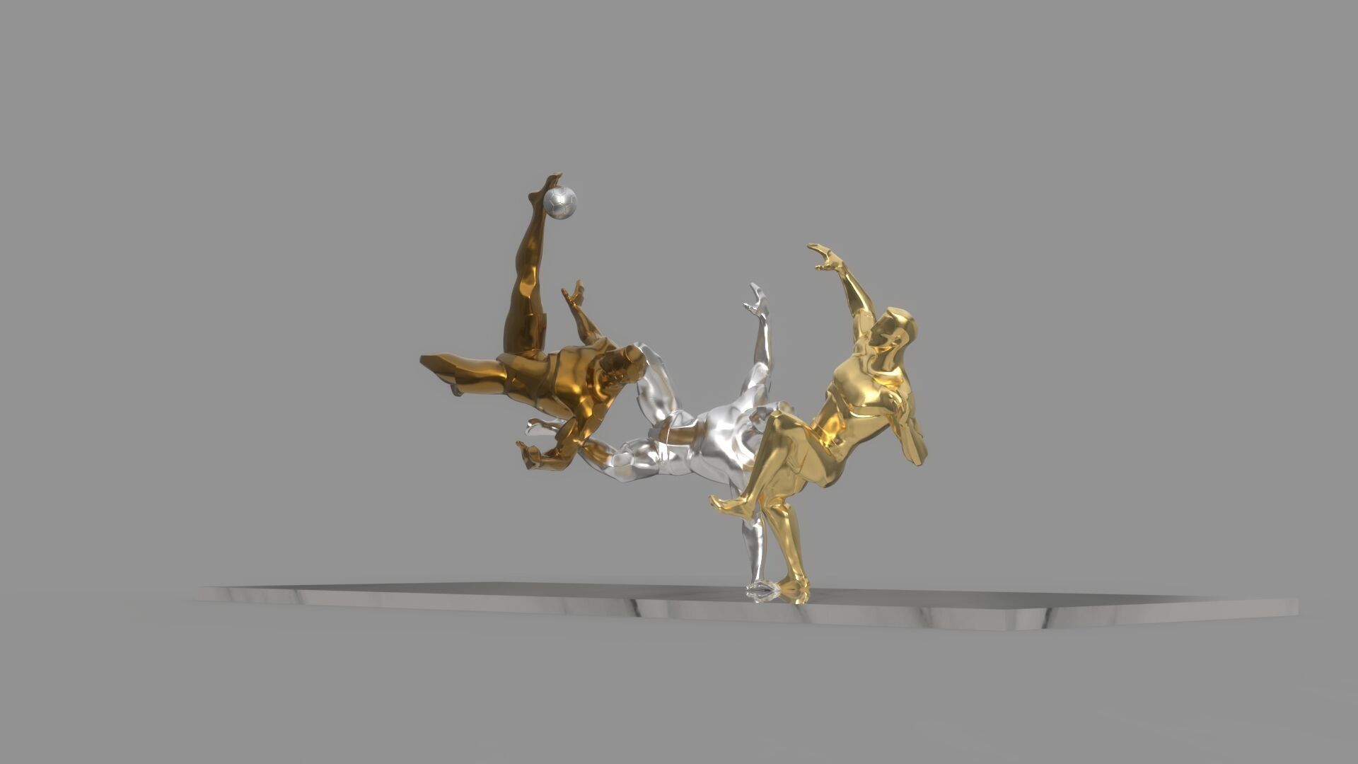 Soccer player 3D model_10