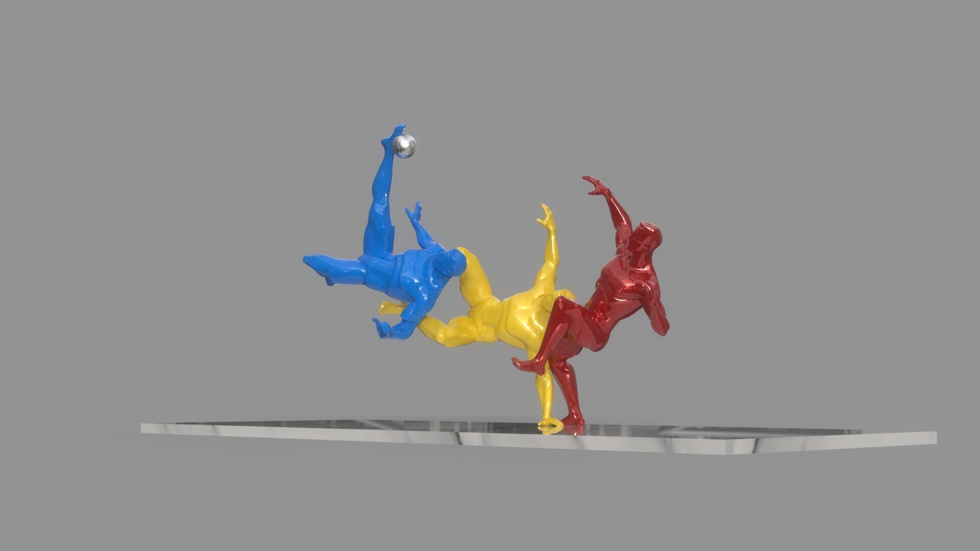 Soccer player 3D model_19