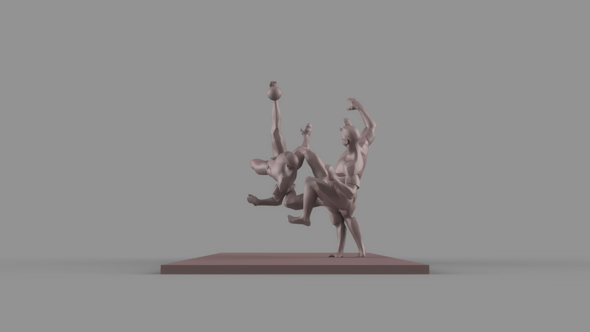 Soccer player 3D model_2