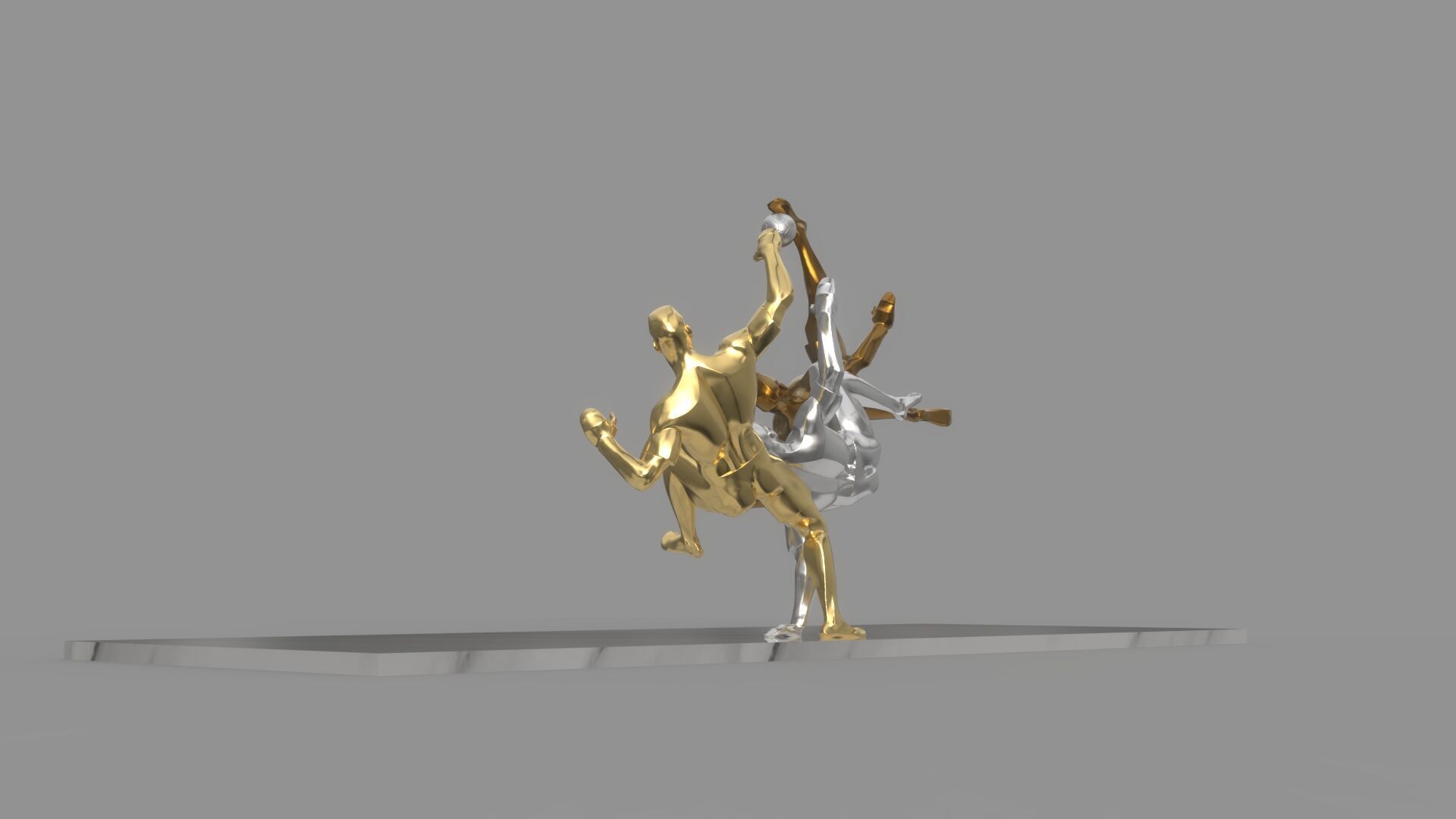 Soccer player 3D model_12