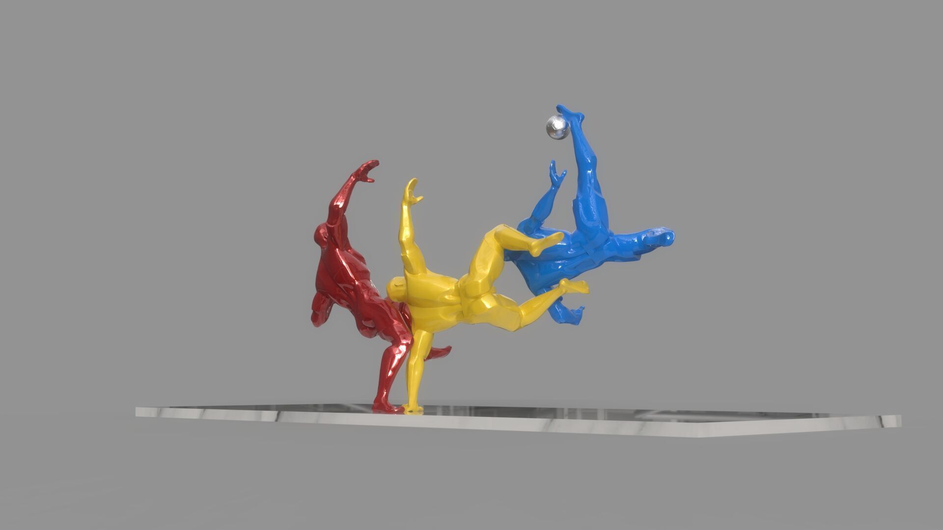 Soccer player 3D model_23