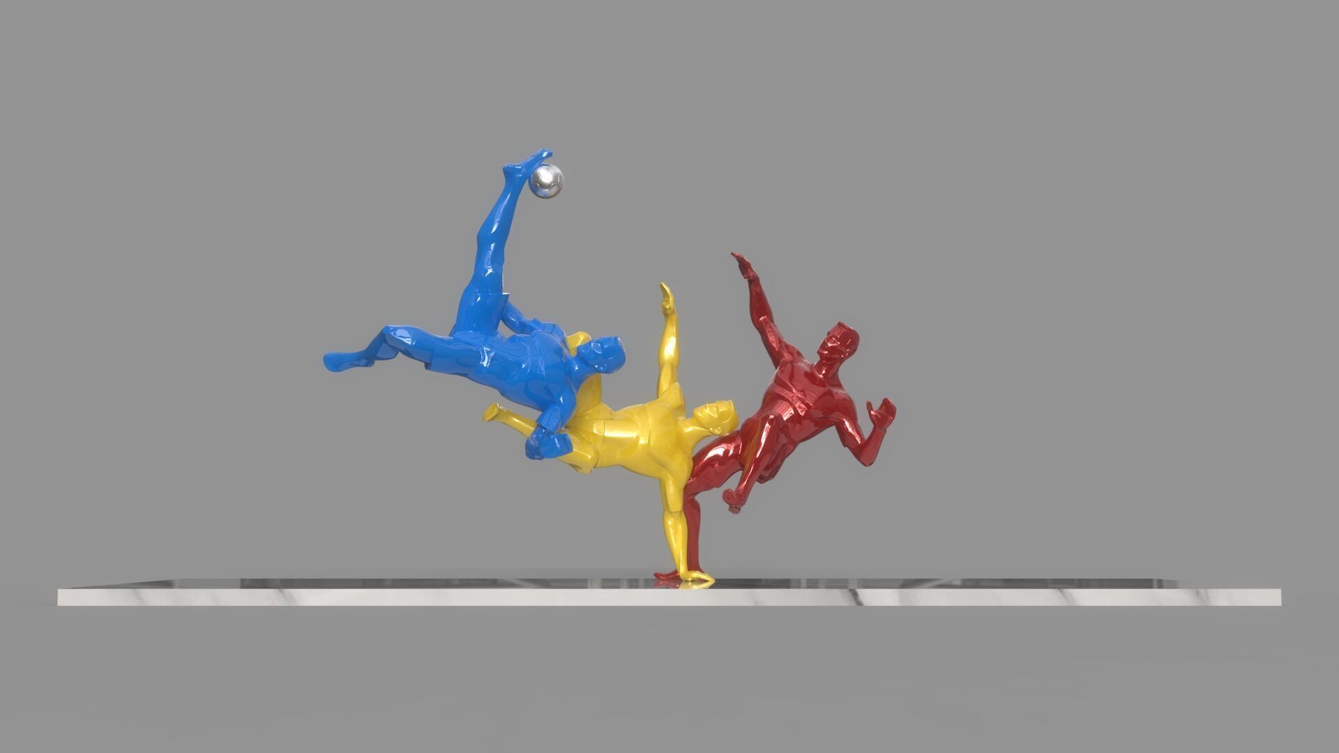 Soccer player 3D model_26