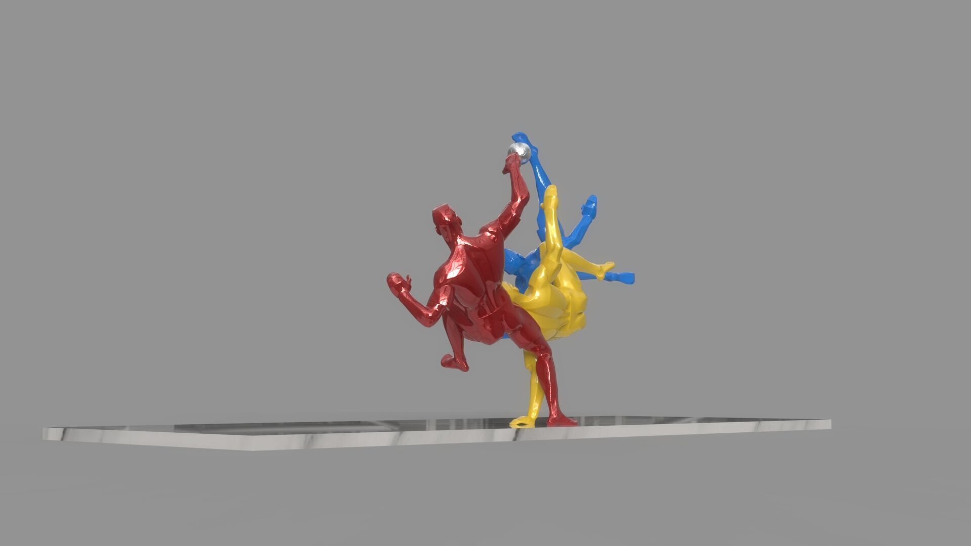 Soccer player 3D model_21