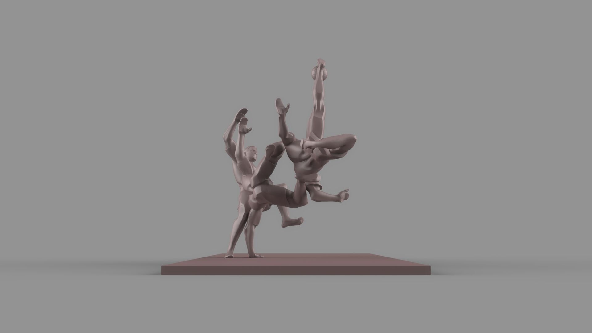 Soccer player 3D model_6