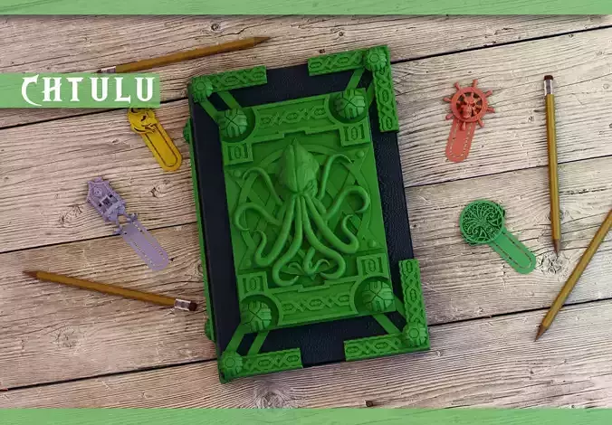 Chthulu Book Cover 3D print model