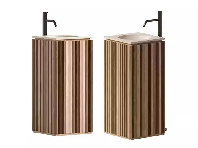 Grate88 Freestanding Washbasin By Inbani