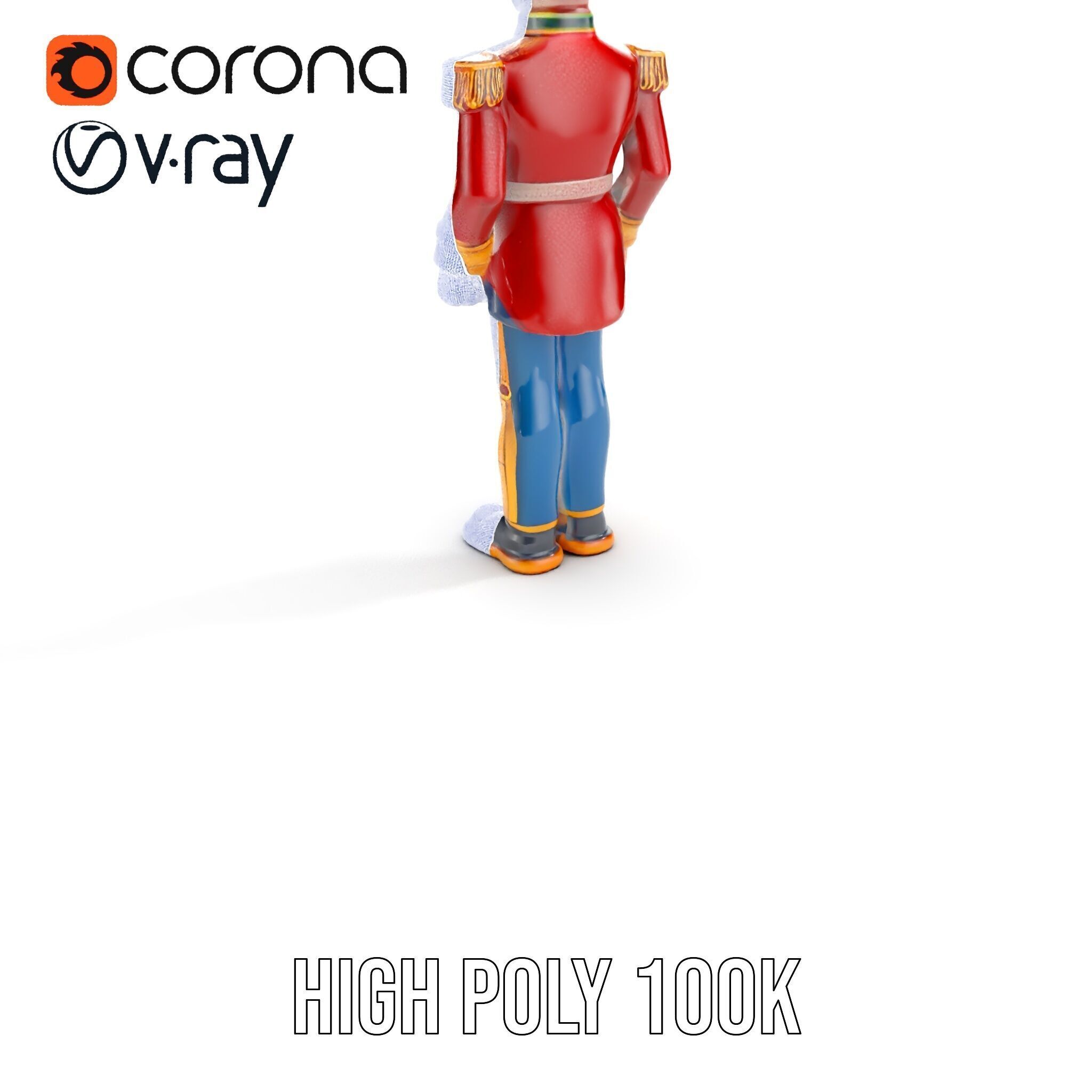 Royal Guard Toy Soldier Model Pack Low-poly 3D model_23