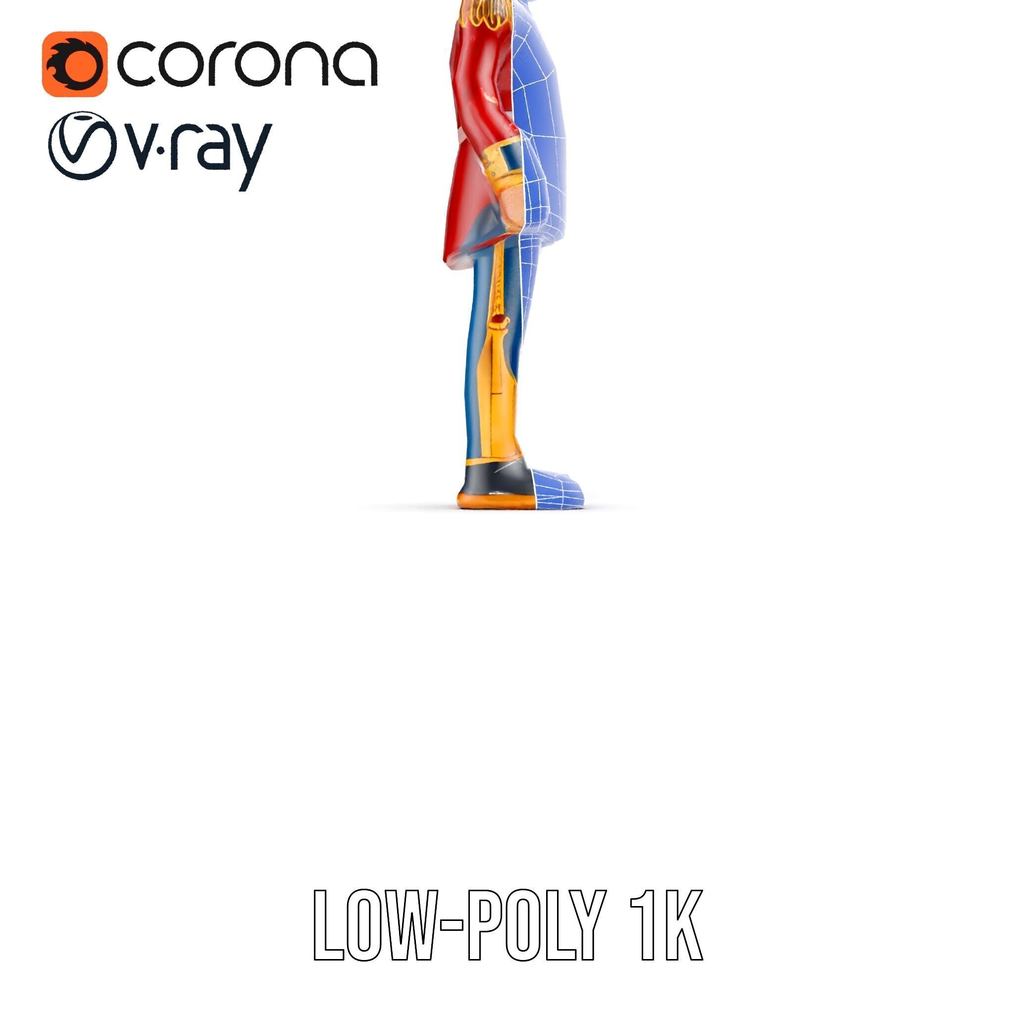 Royal Guard Toy Soldier Model Pack Low-poly 3D model_25