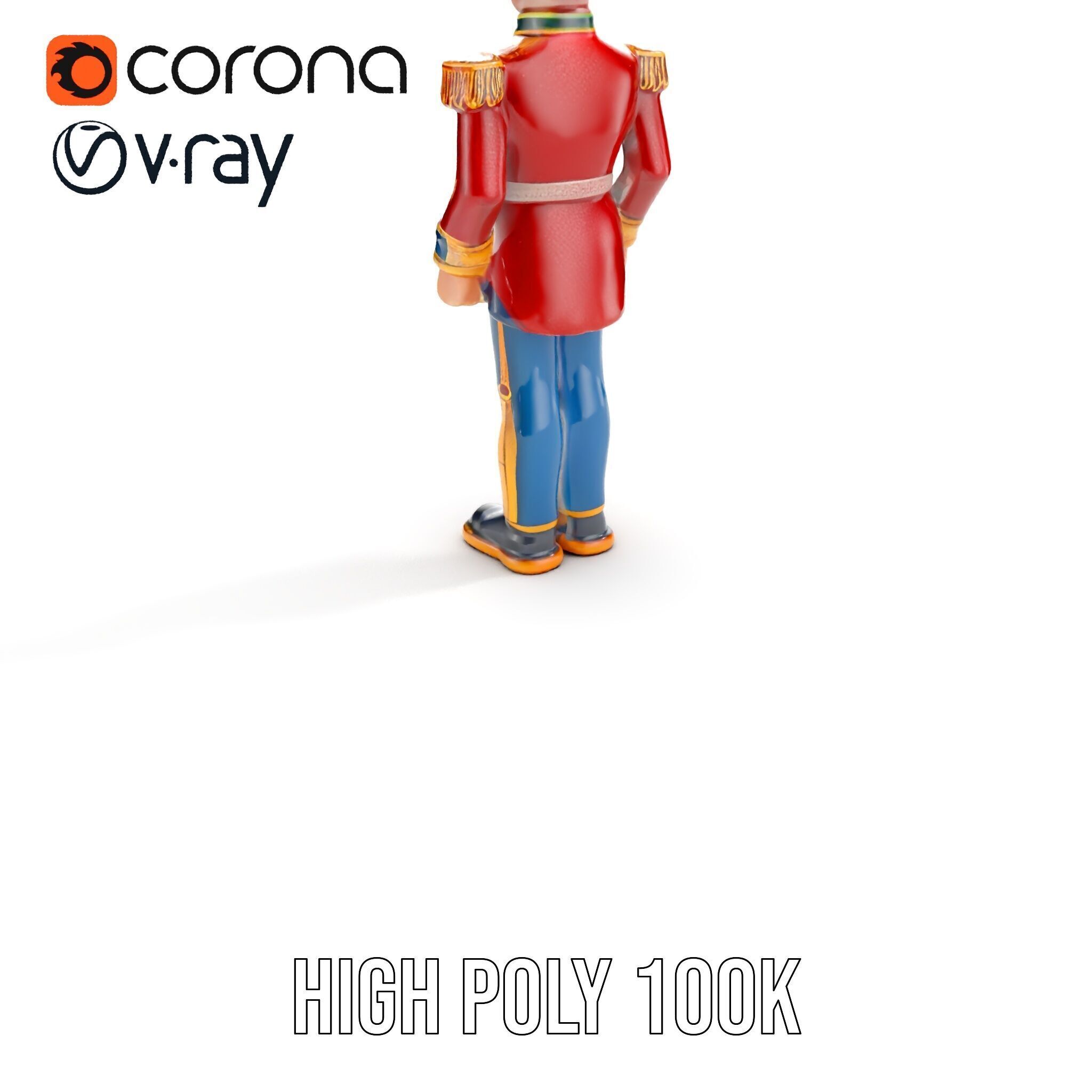 Royal Guard Toy Soldier Model Pack Low-poly 3D model_20
