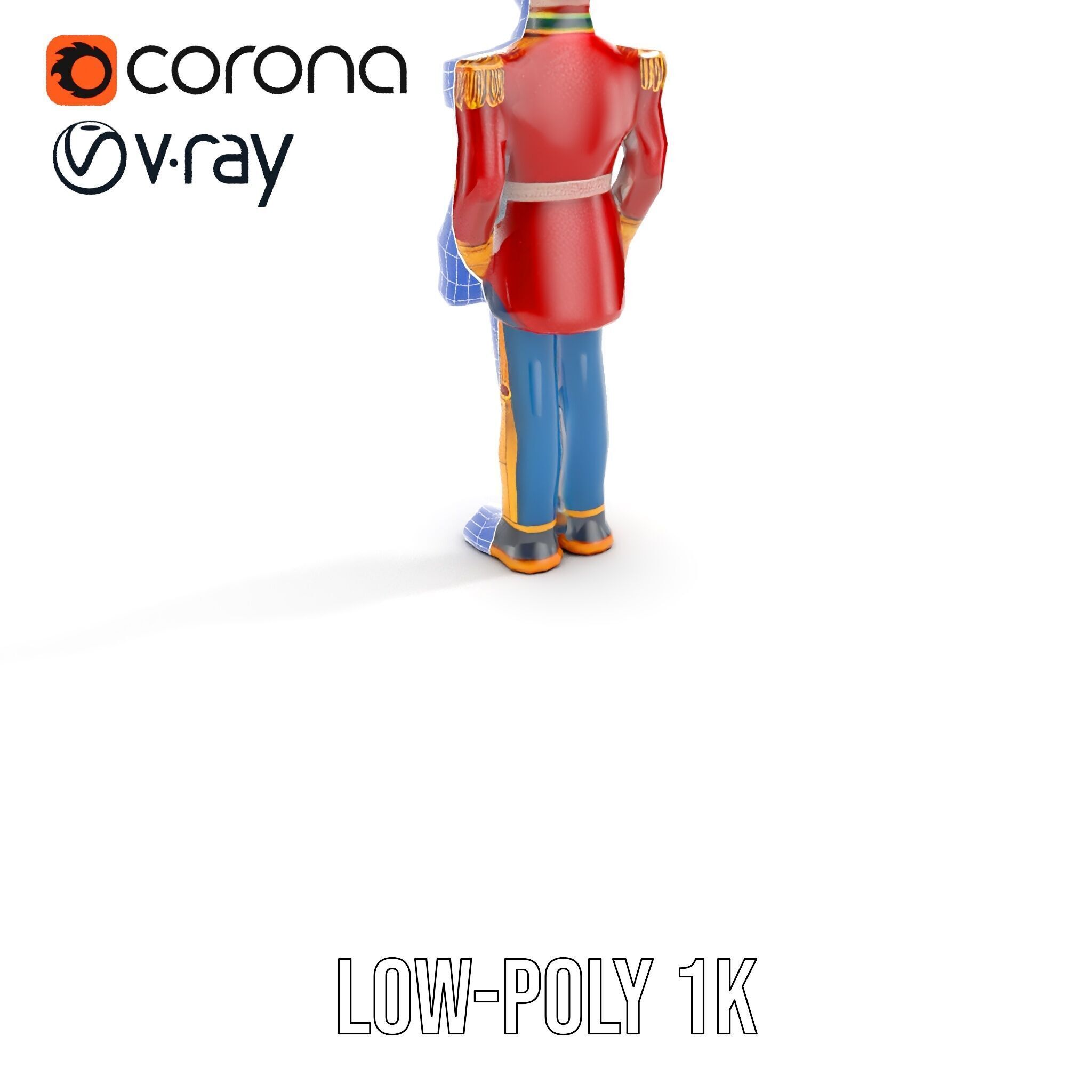 Royal Guard Toy Soldier Model Pack Low-poly 3D model_19