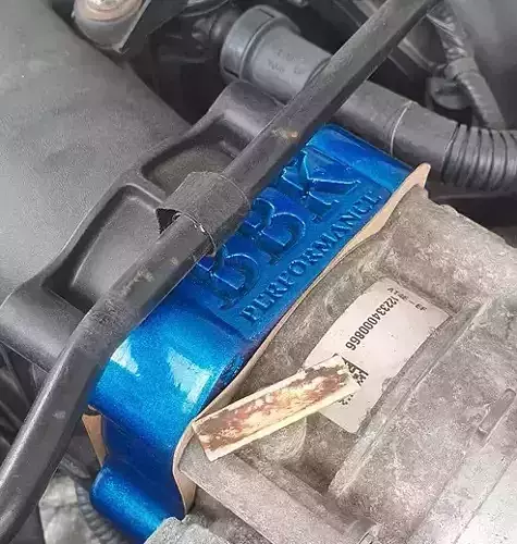 BBK ThrottleBodySpiralSpacer for Upgrade or not Mustang V6-V8