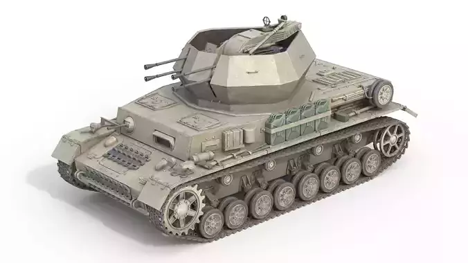 Flakpanzer IV Wirbelwind Tank